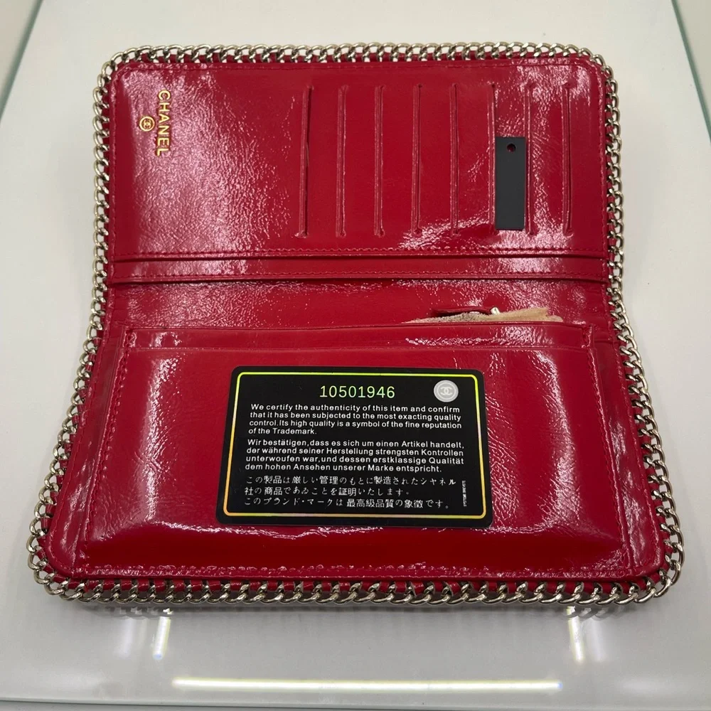 Chanel Red Leather Women's Wallet - Picture 3 of 4